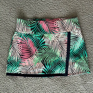 Women’s Tommy Bahama Active Golf Skort Skirt Tropical Print Size Medium EUC